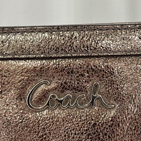 Coach Metallic Bronze Handbag - Picture 3 of 7